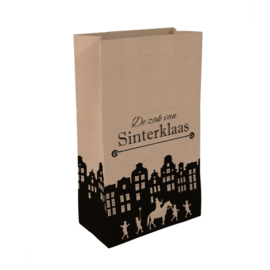 Zak van sinterklaas | Blokbodemzakje 18x10x31cm