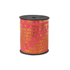 Pakje voor jou, roze/goud - kadolint