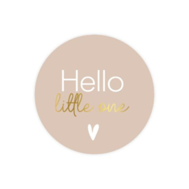 Hello little one - sticker