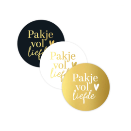 Pakje vol liefde - sticker