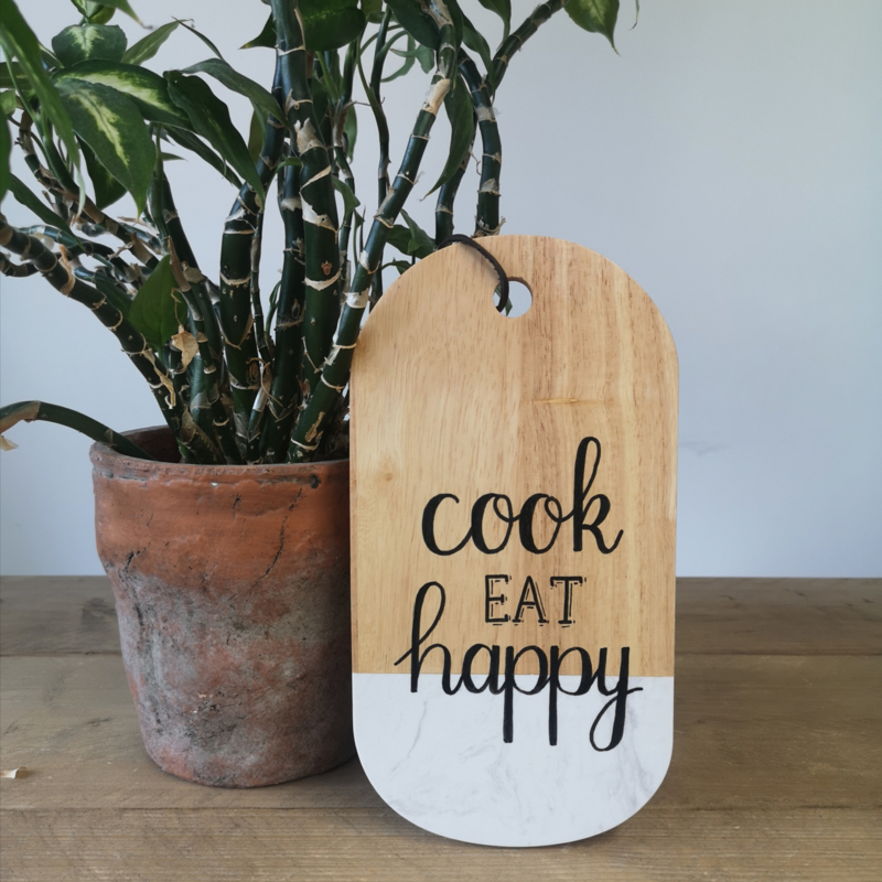 cook eat happy - broodplank