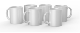 Cricut mug white 350ml (6 stuks)