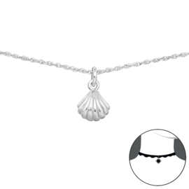 Sterling Silver Chocker Schelp 