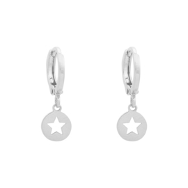 Circle star | Oorbellen | Silver