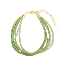 Groovy Sparkle Beads | Bracelet | Green