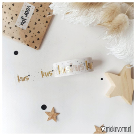 Kus | Washi/Masking Tape  (Gold foil)