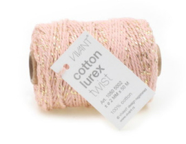 Cotton cord | roze goud | 3m