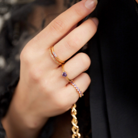 Ring Love Purple