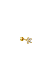 Piercing Tiny Flower Gold