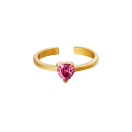 Ring Love Fuscia