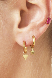 Starry Night | oorbellen | Zilver