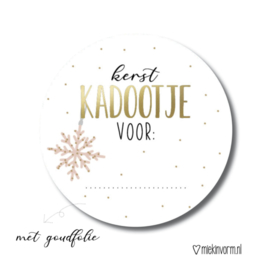 Kerst Kadootje voor.. | Stickers | 5 Stuks