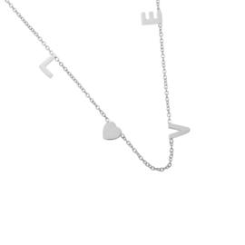 Love | Ketting | Silver