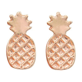 Pineapple | Studs | Rosé