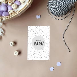 voor PAPA | Mini kaartje