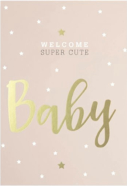 Welkom Baby Pink | Stickers | 10 stuks