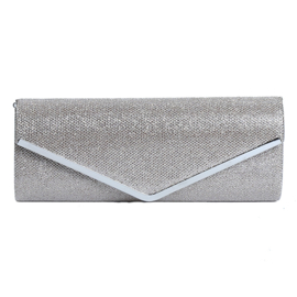 Clutch Glamour Silver