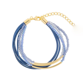 Groovy Sparkle Beads | Bracelet | Blue