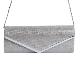 Clutch Glamour Silver