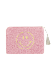 Make Up Tas Teddy Smiley Roze