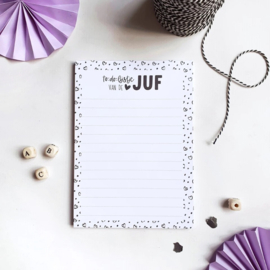 To Do List van de Juf | Notitieblok A6