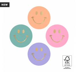 Smiley | Stickers | 8 Stuks