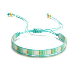 Armband kraaltjes Mint