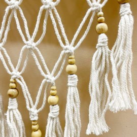 Macrame wand hanger