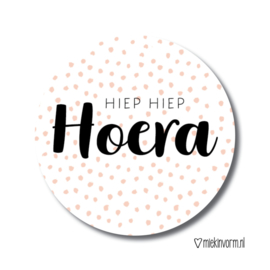 Hiep Hiep Hoera | Stickers | 10 stuks