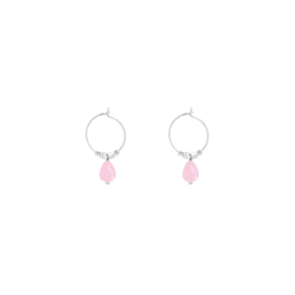 Fancy | Oorbellen | Silver-Pink