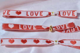 Love | Armband | Wit