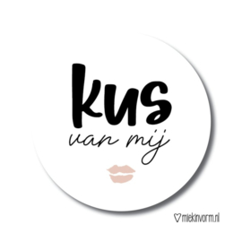 Kus van mij | Stickers | 10 stuks