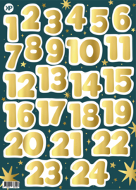 Sticker vel Advent kalender