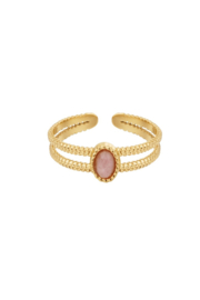Ring Loua Agaat Roze