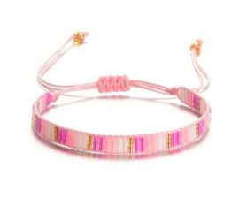 Armband Kraaltjes Roze