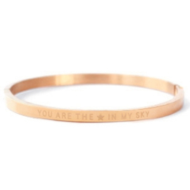 You Are The Star In My Sky | Bangle | Rosé