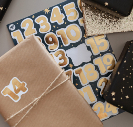 Sticker vel Advent kalender