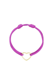 Hart Armband Satijn