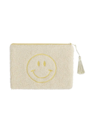 Make Up Tas Teddy Smiley Beige