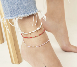 Happy Summer | Enkelbandje | White-Gold