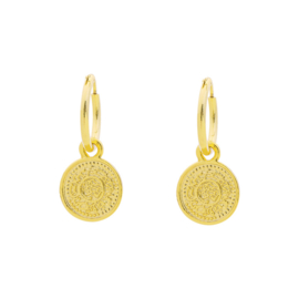 Lucky Coin II | Oorbellen | Gold