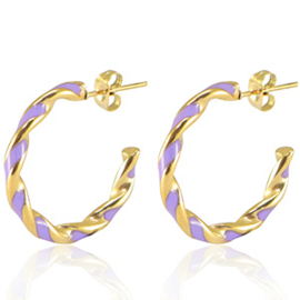 Candy Lilac Oorbellen