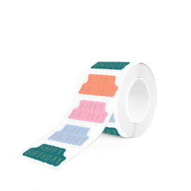 Happy Birthday Stickers  | 8 stuks