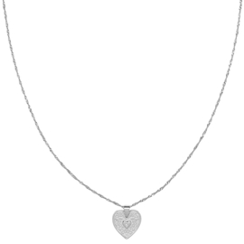 Locked Heart | Ketting | Silver