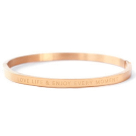 Love Life Every moment | Bangle | Rosé