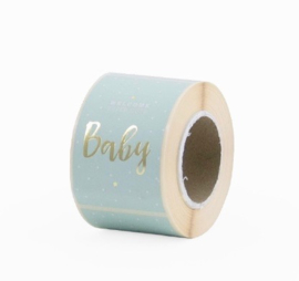 Welkom Baby Blue | Stickers | 10 stuks