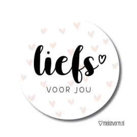 Liefs voor jou | Stickers | 10 stuks