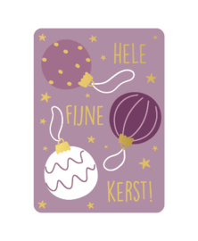 Hele Fijne Kerst | Kaart | A7