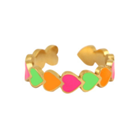 Hartjes Ring Neon