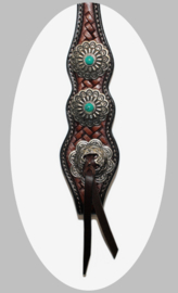 Hoofdstel One Ear Show Turquoise
